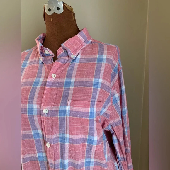 American eagle button down shirt, plaid, long sleeve - Picture 2 of 8